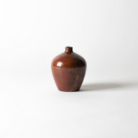 Za Flower Vase, Red Copper