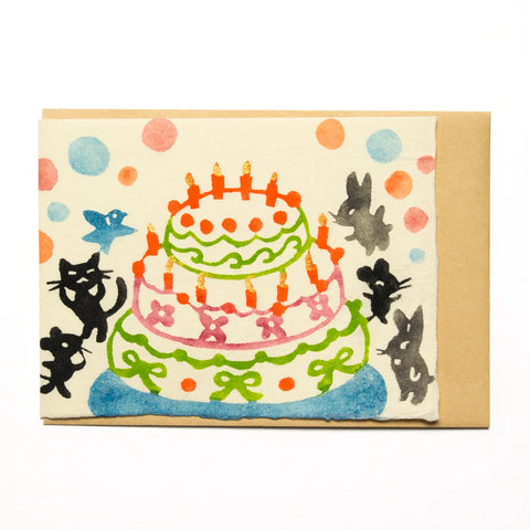 Handmade Greeting Card, Birthday Party