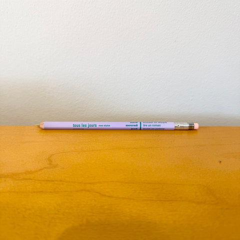 Mechanical Pencil with Eraser Tous Les Jours / Mark'style, Light Purple