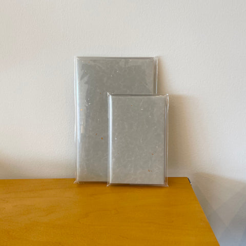 Ooue Notebook, Gold and Silver Speckled, Green