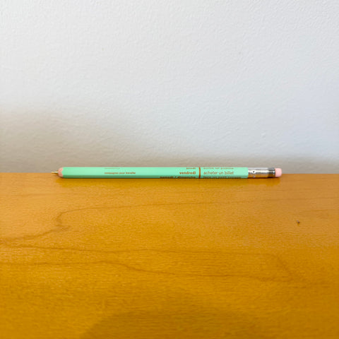 Mechanical Pencil with Eraser Tous Les Jours / Mark'style, Mint