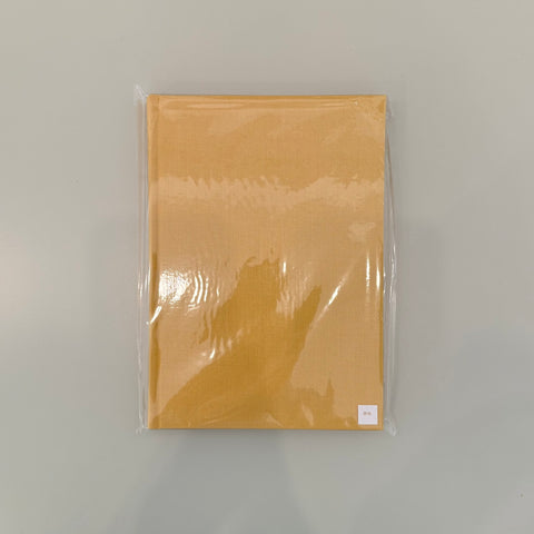 A5 Hardcover Marble Edge Notebook, Yellow