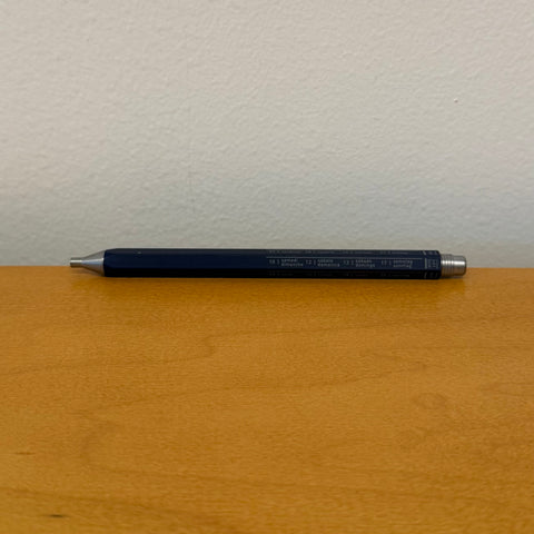 Days Aluminum Gel Ballpoint Pen–0.5mm Japanese Quick-Dry Ink, Navy