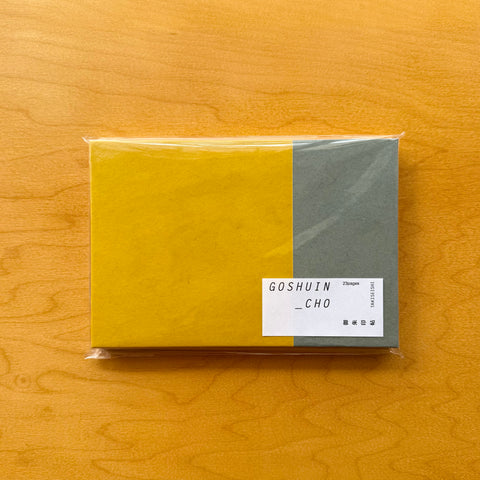 Goshuin_Cho Notebook, Yellow & Mint