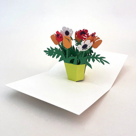 Brilliant Bouquet Pop Up Card
