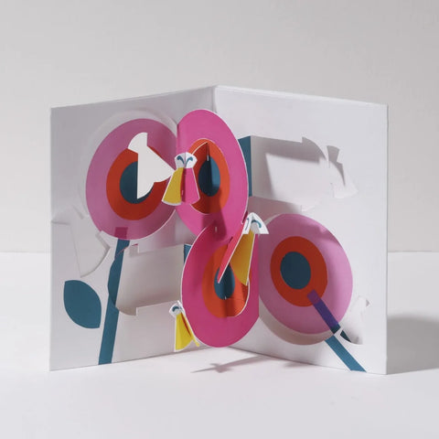 Flowers & Insects Pop Up Card