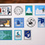 Cloud Post Office Stamp Washi Tape, One Hundred Views #2