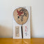 Hanafuda Paper Fan, April