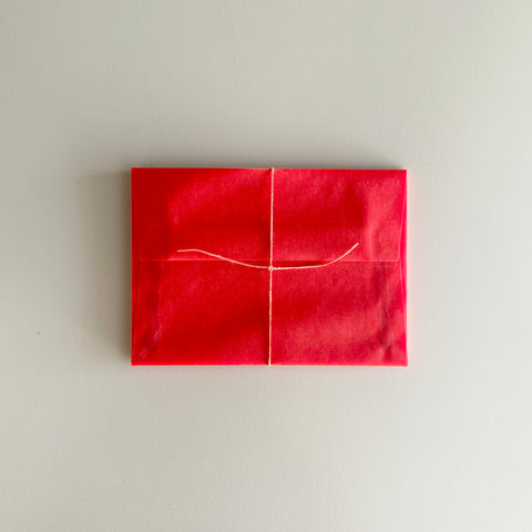A1 Wax Paper Envelopes, Red