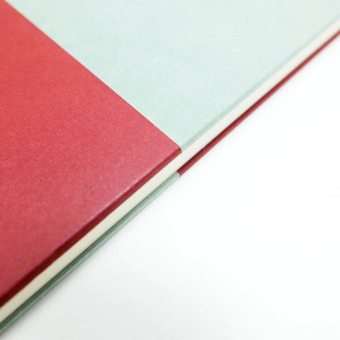 Goshuin_Cho Notebook, Mint & Red