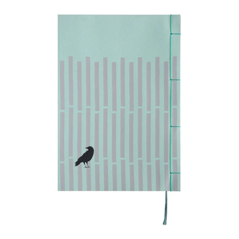 Watoji Notebook, Blue Bamboo by Osamu Daza