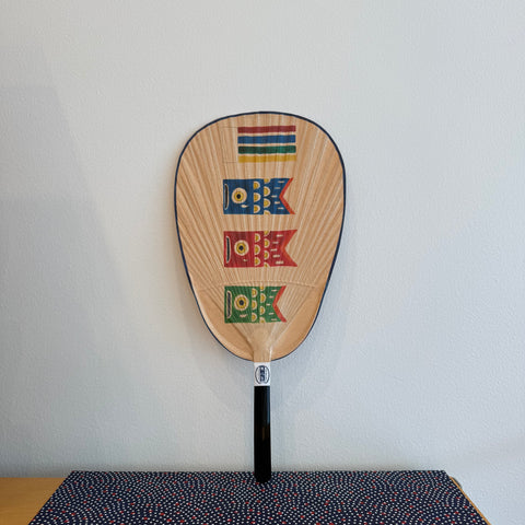 Koban Paper Fan, Carp Windsocks