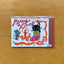 Handmade Greeting Card, Merry Christmas, Cat and Mouse