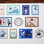 Cloud Post Office Stamp Washi Tape, Kingdom