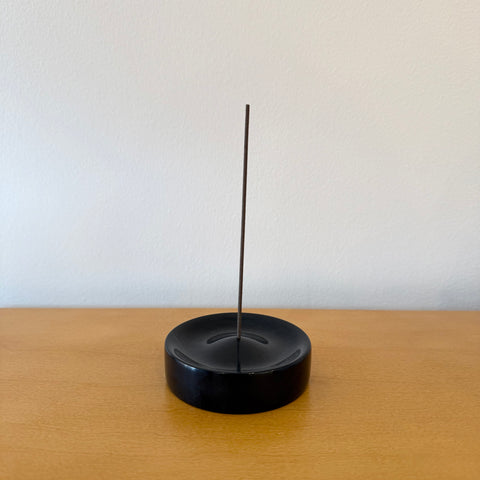 Marble Incense Holder, Black Marquina