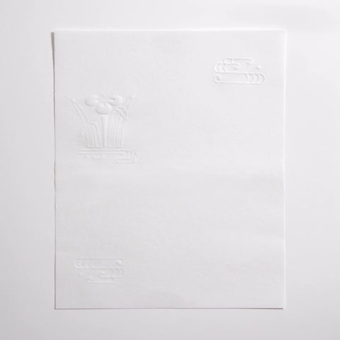 Embossed Pocket Paper, Flowers
