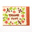 Handmade Greeting Card, Thank You, Birds