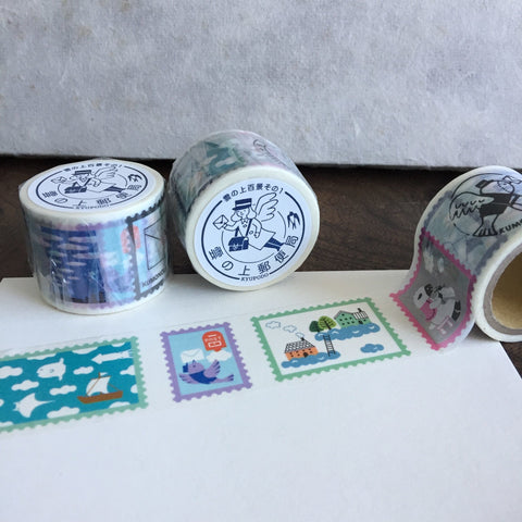 Cloud Post Office Stamp Washi Tape, One Hundred Views #1