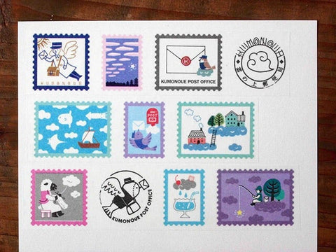 Cloud Post Office Stamp Washi Tape, One Hundred Views #1