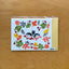 Handmade Greeting Card, Catching Falling Leaves for Good Fortune