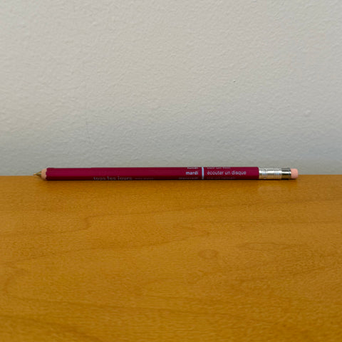 Mechanical Pencil with Eraser Tous Les Jours / Mark'style, Red Wine
