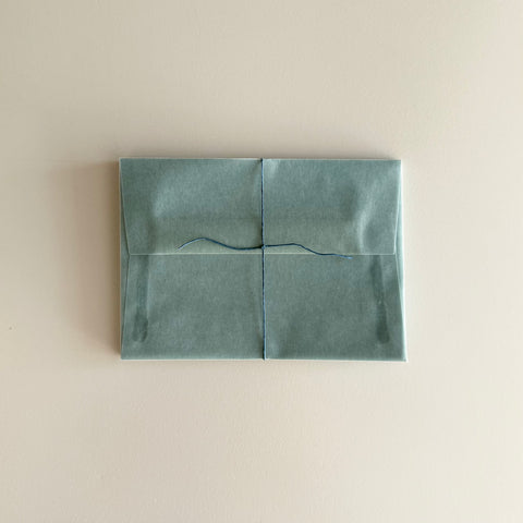 A1 Wax Paper Envelopes, Blue