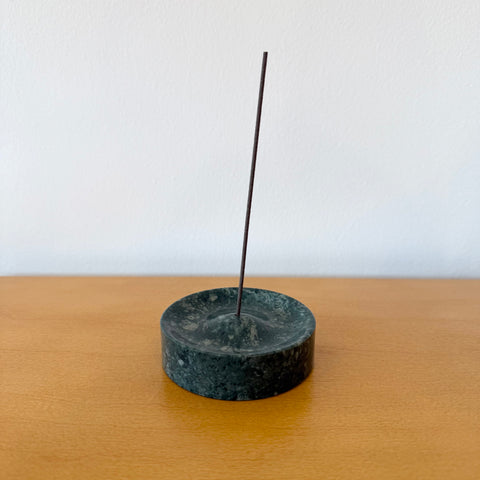 Marble Incense Holder, Verde Indio