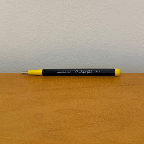 Mechanical Pencil, Bauhaus Edition Drehgriffel Nr.2, Black/Lemon