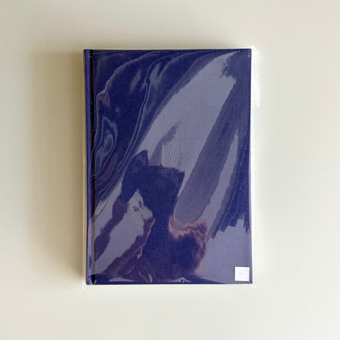 A5 Hardcover Marble Edge Notebook, Purple