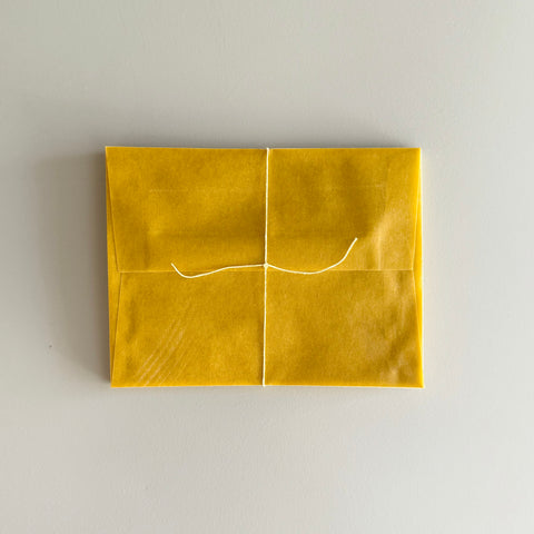 A2 Wax Paper Envelopes, Gold