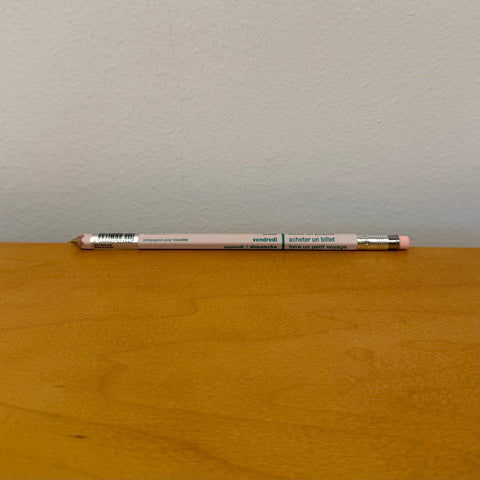 Mechanical Pencil with Eraser Tous Les Jours / Mark'style, Light Pink