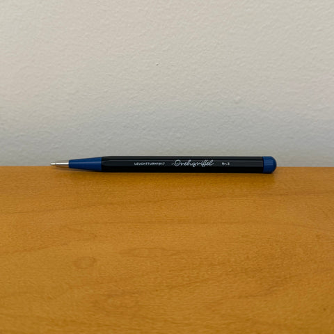 Mechanical Pencil, Bauhaus Edition Drehgriffel Nr.2, Black/Royal Blue