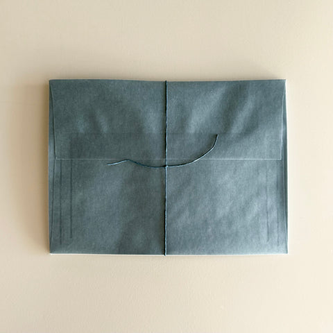 A6 Wax Paper Envelopes, Blue