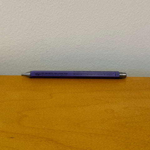 Days Aluminum Gel Ballpoint Pen–0.5mm Japanese Quick-Dry Ink, Purple