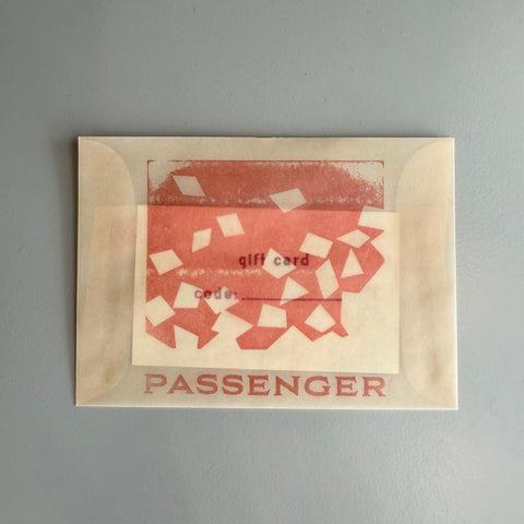 Passenger Gift Card