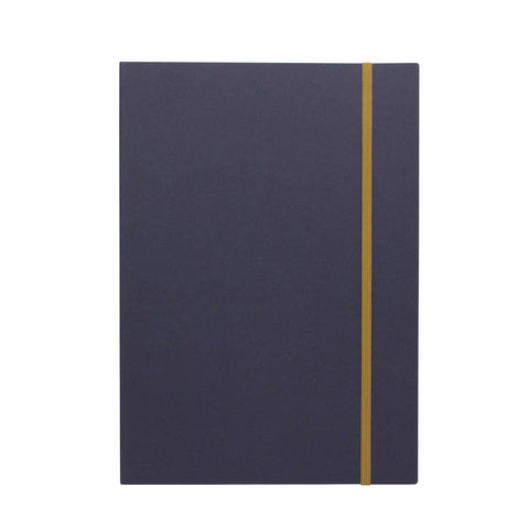 Accordion Notebook A4, Indigo