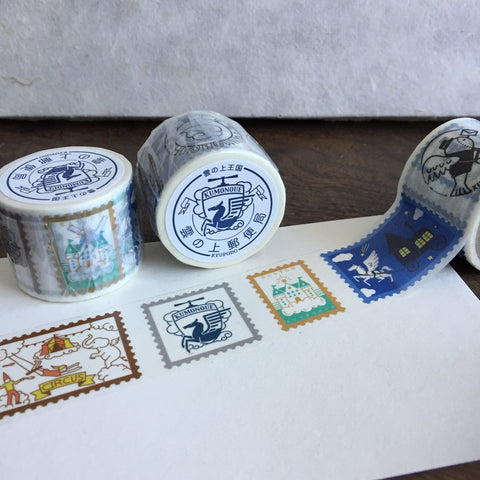 Cloud Post Office Stamp Washi Tape, Kingdom