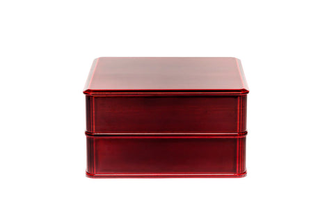 Japanese Urushi Two Tier Square Box