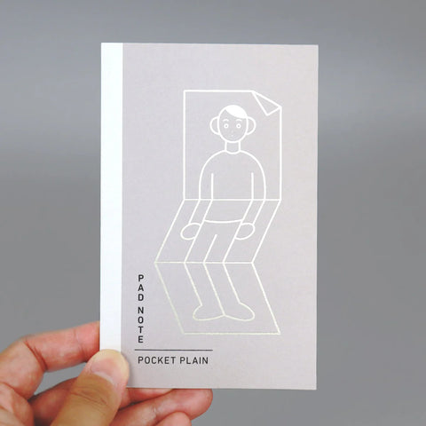 Pocket Pad Note A6, Plain Gray